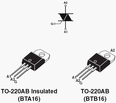 Btb16 600bw datasheet на русском схема