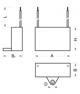 CBB61 2uF 450V (SAIFU) конденсатор пусковой SAIFU даташит схема