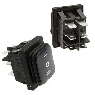 SB090 IP65 on-off-on 22x30mm клавишный переключатель