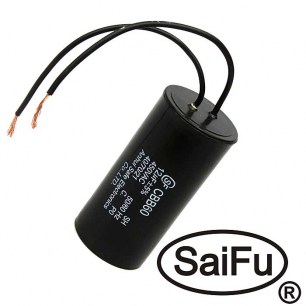 CBB60 12uF 450V WIRE (SAIFU) конденсатор пусковой