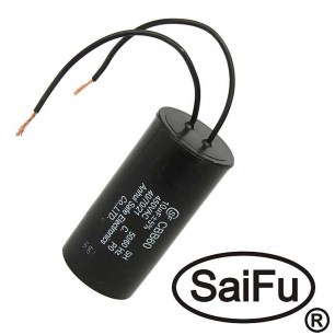 CBB60 10uF 450V WIRE (SAIFU) конденсатор пусковой