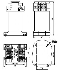 РПГ4-3102 -24В реле электромагнитное  даташит схема