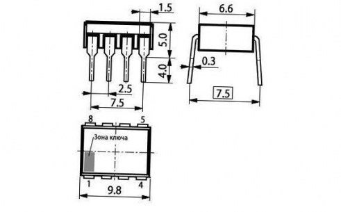 КР249КН3Б (200*г) микросхема  даташит схема