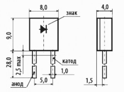 2Д212А-6 низковольтный диод  даташит схема