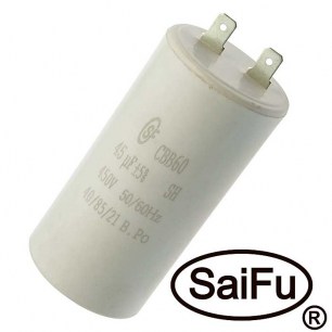 CBB60 45uF 450V (SAIFU) конденсатор пусковой