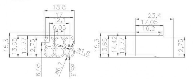 DJ7065F-2.2-21 автомобильный соединитель RUICHI даташит схема