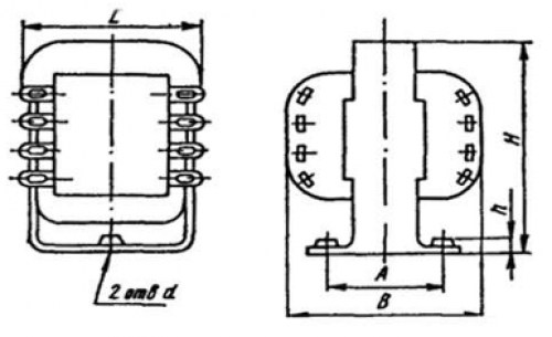 ТА 2 40-400 трансформатор  даташит схема