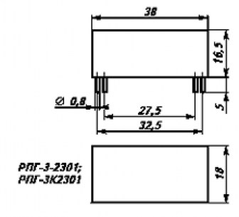 РПГ3К-2301 -24В реле электромагнитное  даташит схема