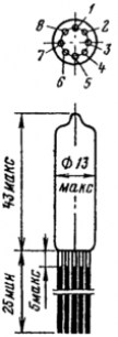 6С29Б-В радиолампы  даташит схема