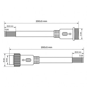 BLHK16-5PW разъем герметичный RUICHI даташит схема