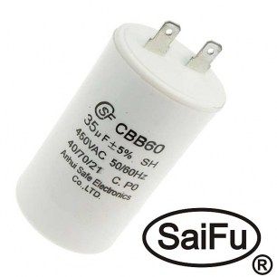 CBB60 35uF 450V (SAIFU) конденсатор пусковой