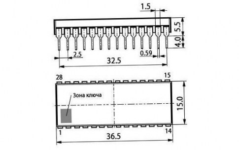 КР185РУ9 микросхема  даташит схема