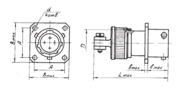 СНЦ23-45/39Р-2А-В (200*г) разъем  даташит схема