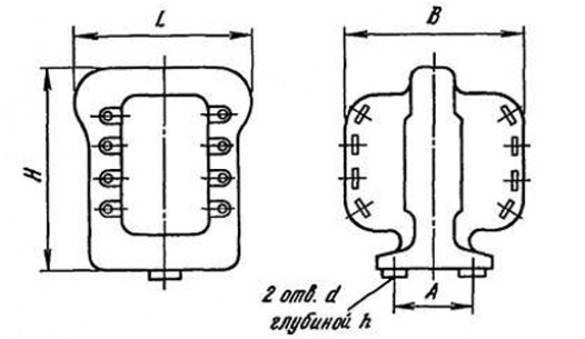 ТН 9 220-400 трансформатор  даташит схема