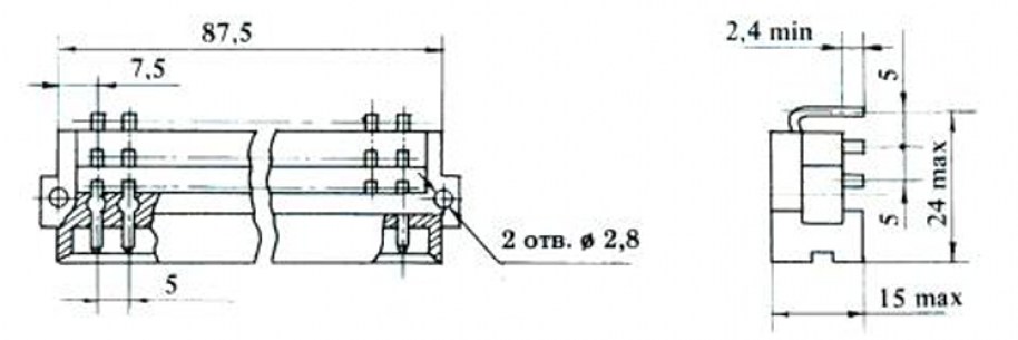 Разъем ОНП-ВГ-7-32/94*15-В53  даташит схема