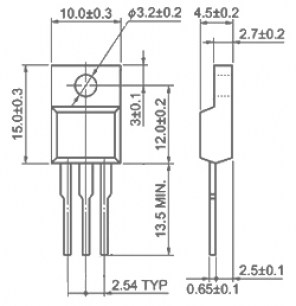 BT139-800E cимистор (триак) WEIDA даташит схема