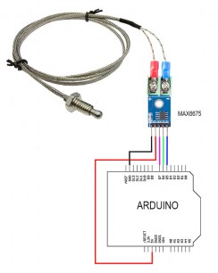 MAX6675 K Module for Thermocouple электронные модули (arduino) RUICHI схема фото