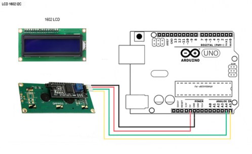 IIC/I2C / interface LCD-1602 электронные модули (arduino) RUICHI даташит схема