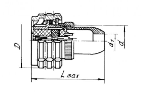 Разъем ОНЦ-БС-1-4/10-Р12-1В (201*г)  даташит схема