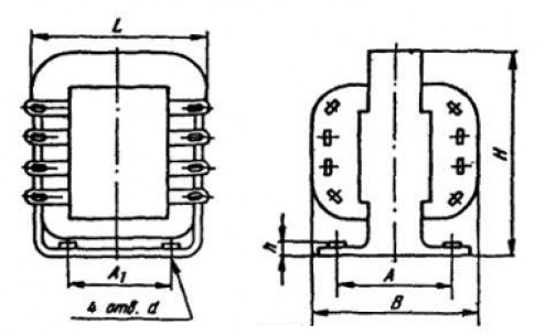 ТА 4 220-400 трансформатор  даташит схема