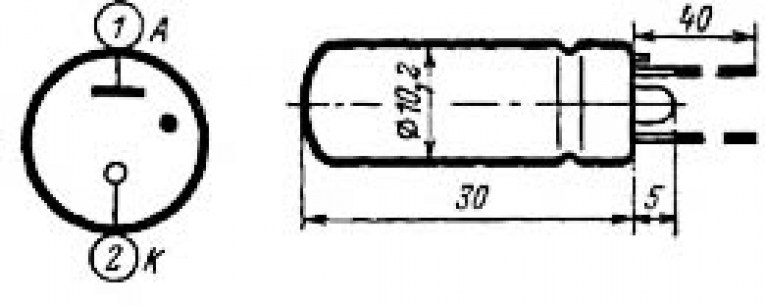 ТНИ-1.5ДВ радиолампы  схема фото