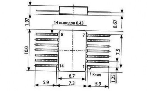 564ТМ2 (НИКЕЛЬ) микросхема  даташит схема