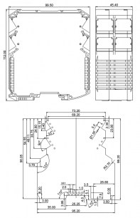 SH801-45 корпус для рэа SANHE даташит схема