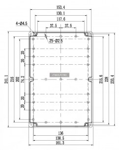 Z3008 (241x161x90) корпус для рэа ZTM-ELECTRO даташит схема