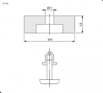 SF1406S ножки приборные RUICHI даташит схема