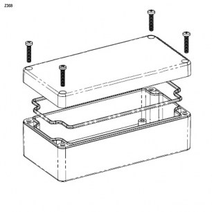 Z368 (160x80x55) корпус для рэа пластиковый ZTM-ELECTRO даташит схема