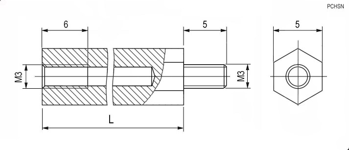 PCHSN-36 стойка для платы RUICHI даташит схема