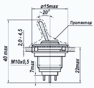 П1Т4-2В тумблер СЗР даташит схема