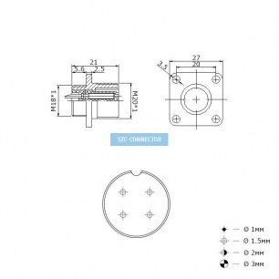 RM18-4-ZJ разъем SZC даташит схема