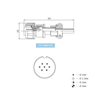 RM18-7-TK-S-D разъем SZC даташит схема