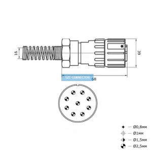 FQ30-9pin TK-16 быстроразъемные SZC даташит схема