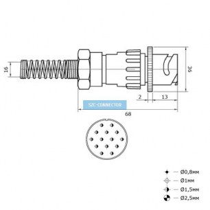 FQ30-14pin ZPK-16 быстроразъемные RUICHI даташит схема