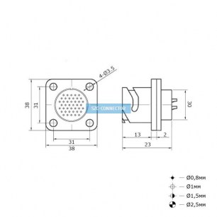 FQ30-42pin ZK быстроразъемные SZC даташит схема