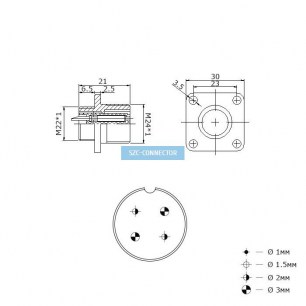 RM22-4-ZJ разъем SZC даташит схема