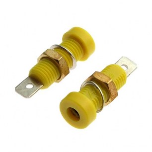 Z032 4mm Socket YELLOW штекер