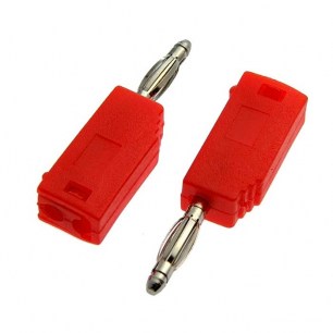 Z027 2mm Stackable Plug RED штекер