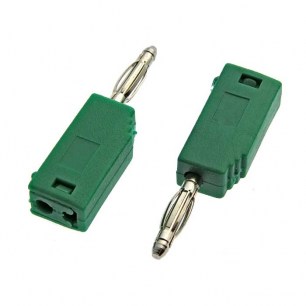 Штекер Z027 2mm Stackable Plug GREEN