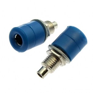 Z031 4mm Socket BLUE штекер