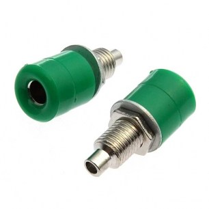 Z031 4mm Socket GREEN штекер