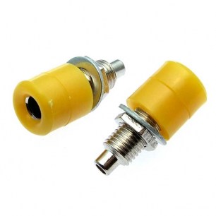 Z031 4mm Socket YELLOW штекер