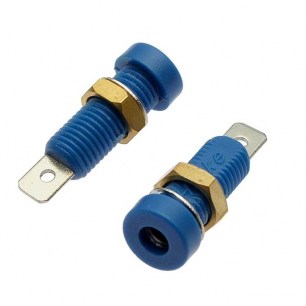 Z032 4mm Socket BLUE штекер