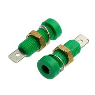 Z032 4mm Socket GREEN штекер