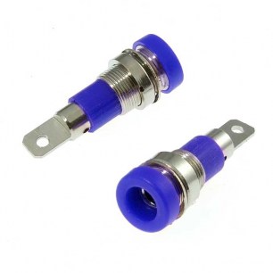 Z009 4mm panel jack BLUE штекер