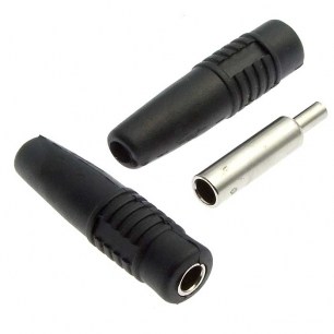 Штекер Z041 4mm Cable jack BLACK