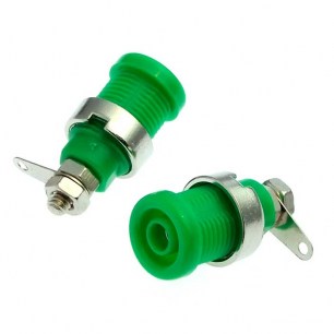 Z016 4mm panel jack GREEN штекер