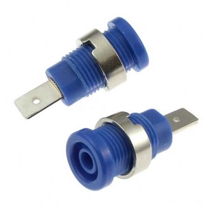 Z017 4mm BLUE штекер